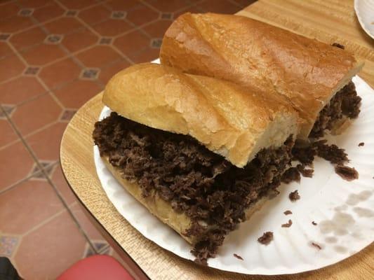 Steak and cheese sub