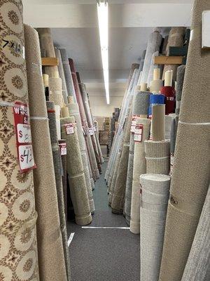 Carpet, so much carpet.