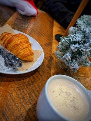 Warmed, croissants, and hot chocolates are a must at The Espresso Bar!!!