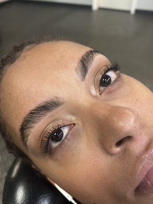 Eyebrow threading