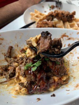 Smoked in house Brisket Mac n cheese