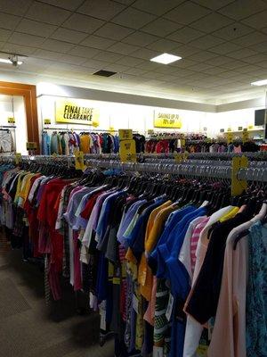 Clearance section