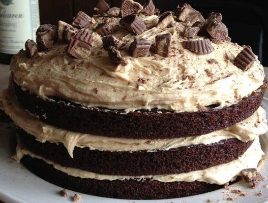 Chocolate Peanut Butter Cake