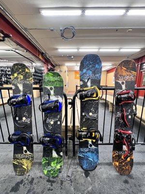 Snowboarding rentals