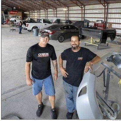 Owners Of Conch Paint and Body Steven Weech and Andy Wolcott