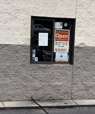 The drive thru