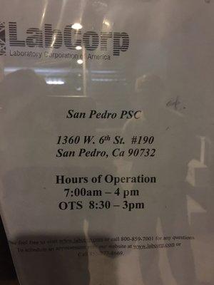 New hours - Yup showed up @ 6 along with another person.