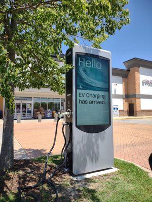 Free EV charger, closest parking space to the door