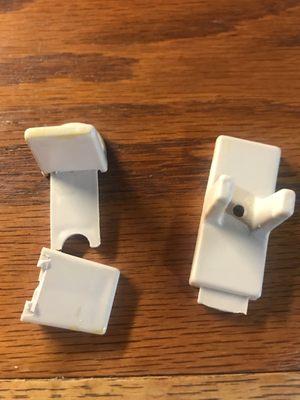 Broken sliding closet door guides