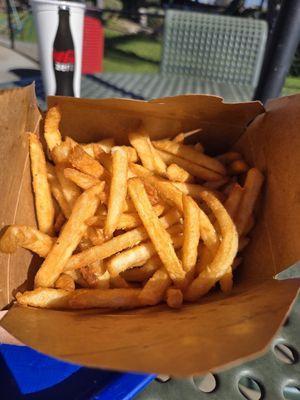 Hot, crispy fries.