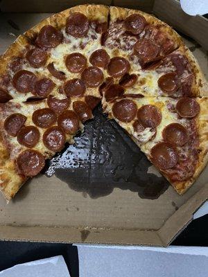 Pepperoni pizza