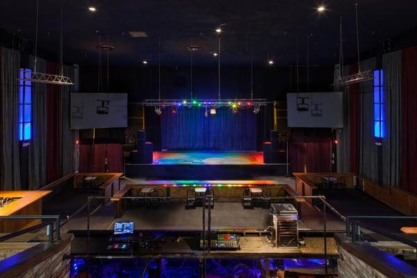 The Canopy Club's Theater from the Balcony.