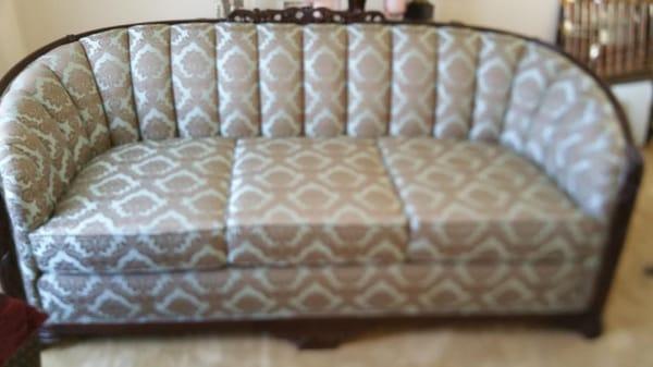 *Matching Antique Sofa to Channel  Chair