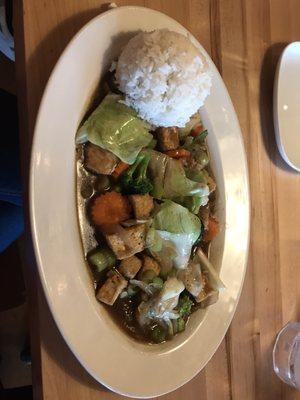 Vegetables with tofu