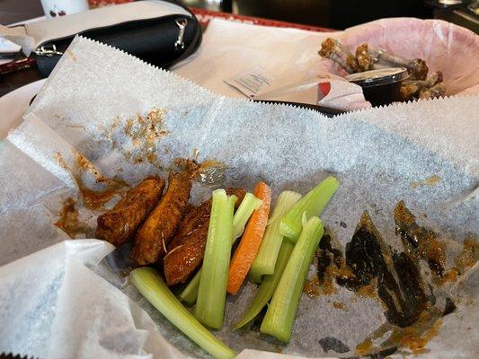 Hot cajun wings