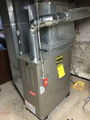 New furnace install