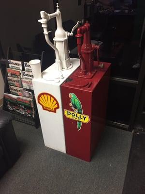 Oldschool gas pumps