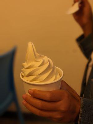 Vanilla soft serve