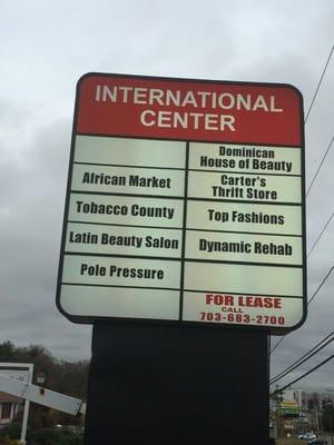 We are located in the International Center