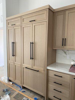 Custom White Oak Shaker Inset Kitchen Build