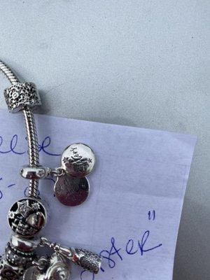 Pandora charm