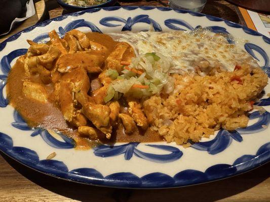 Pollo de Chipotle, the sauce was incredible and chicken was cooked perfect