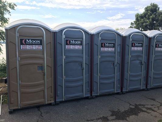 July 4, 2017 - private potties in VIP