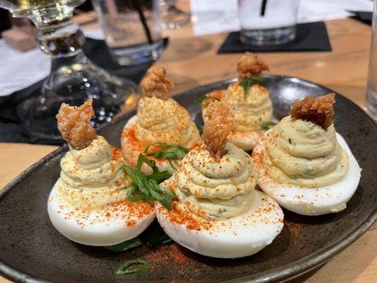 CRACKLIN- DEVILED EGGS