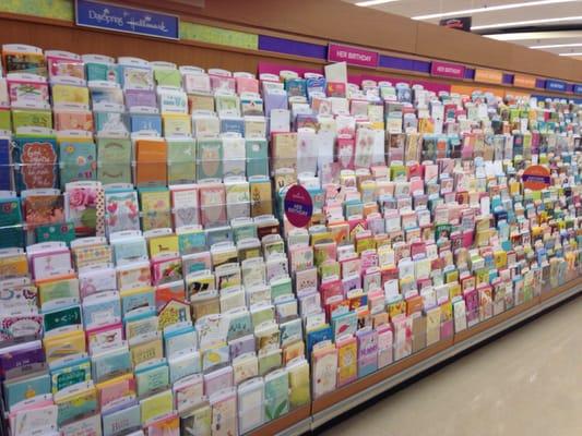 An amazing selection of greeting cards...