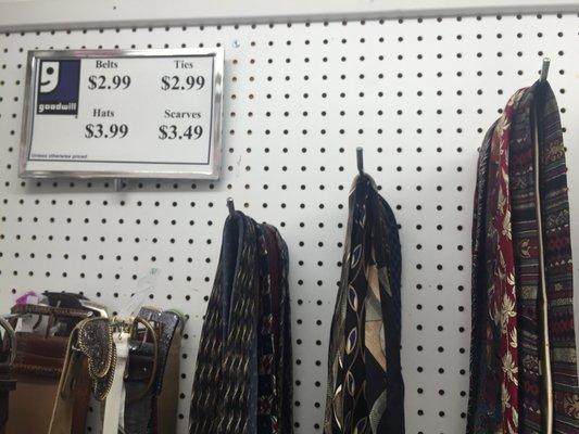 Ties as low as $2.99!