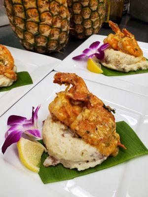 Menu Tasting // Garlic Shrimp,, Creamy Garlic Mashed Potato