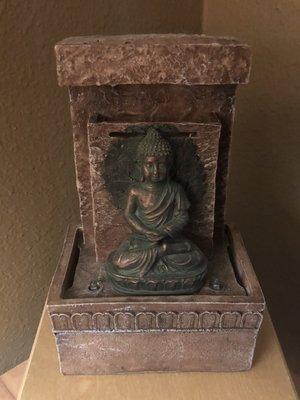 The spiritual aspect of our humanity is represented by this small statue.