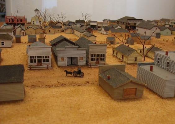 Replica of original Louisville on exhibit at the Louisville Historical Museum