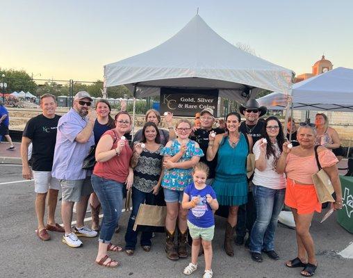 Silver Eagle Give-away! Western Days in Lewisville, TX