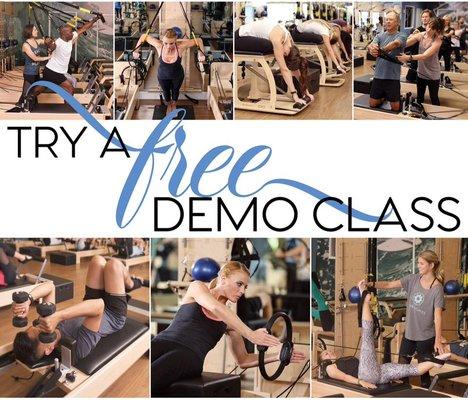 Come try a complimentary demo class today!