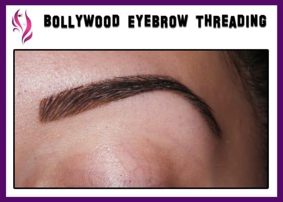 Eyebrow threading shape