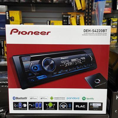 Pioneer deh-s4220bt is now in stock again. Get them while they last #pioneer #deh-s4220bt #stereo1shop