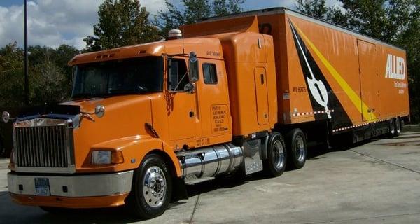 Kent Moving and Storage tractor trailer