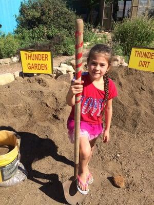 Getting our Thunder Garden Soil!