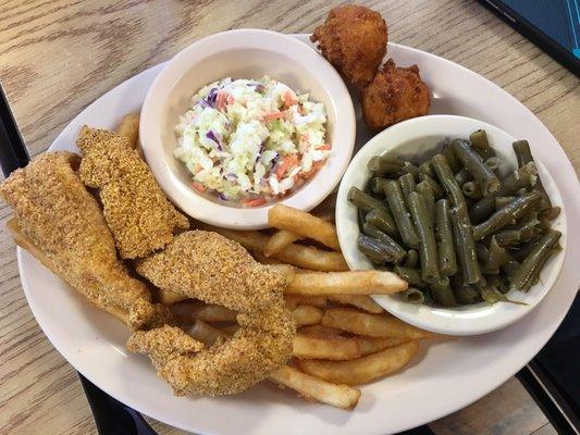 Lunch portion catfish