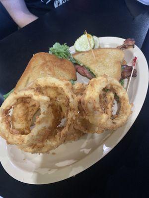 Blt with onion rings