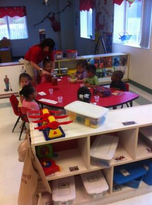 One of the rooms-snack time.