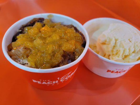 MANGO PEACH COBBLER