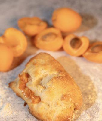 Our seasonal Apricot scone