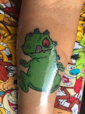 Reptar, King of dinosaurs. Still healing