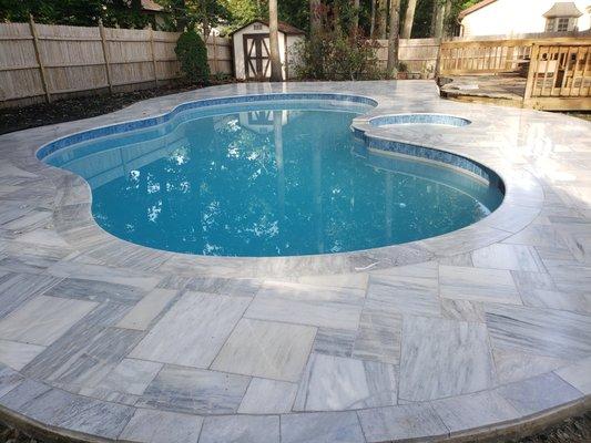 Crystal Blue Pool Renovation