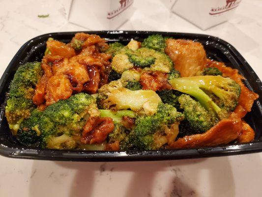 Chicken and broccoli