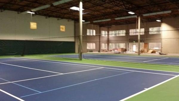 RTC is launching with three indoor tennis courts.