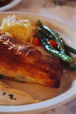 portobello mushroom in puff pastry