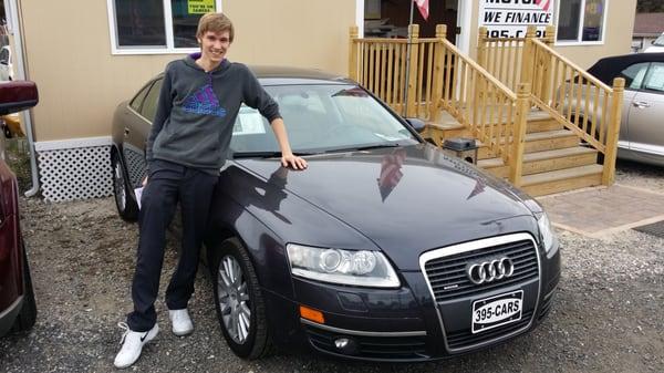 Soeren and his new Audi A6!